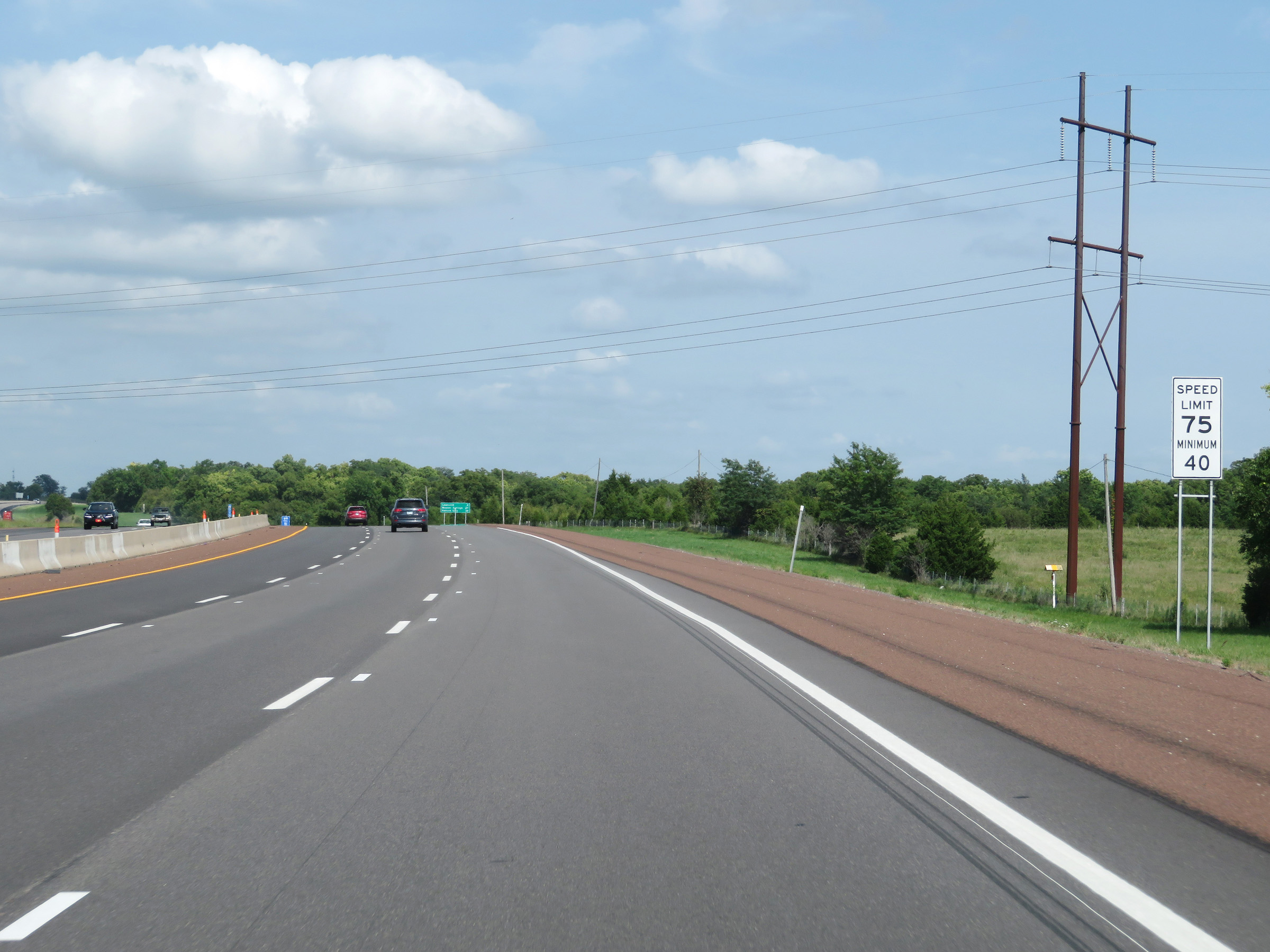 Kansas - Interstate 70 Eastbound | Cross Country Roads Speed Limit On I 70 In Kansas