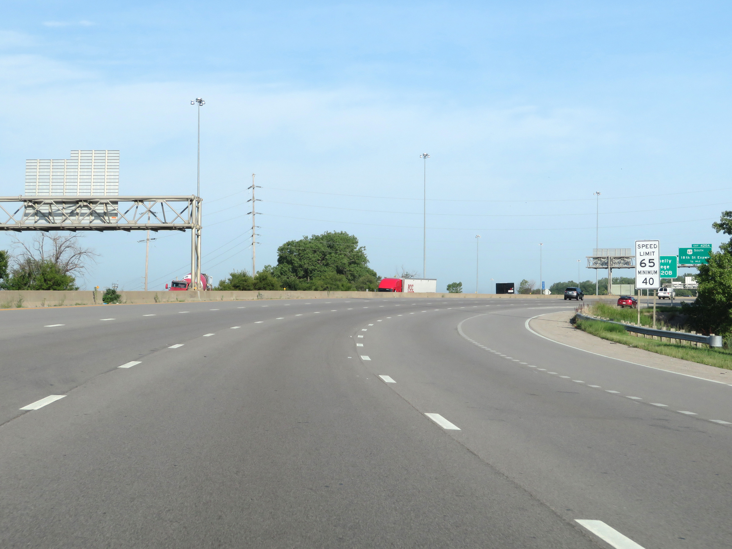 Kansas - Interstate 70 Westbound | Cross Country Roads Speed Limit On I 70 In Kansas