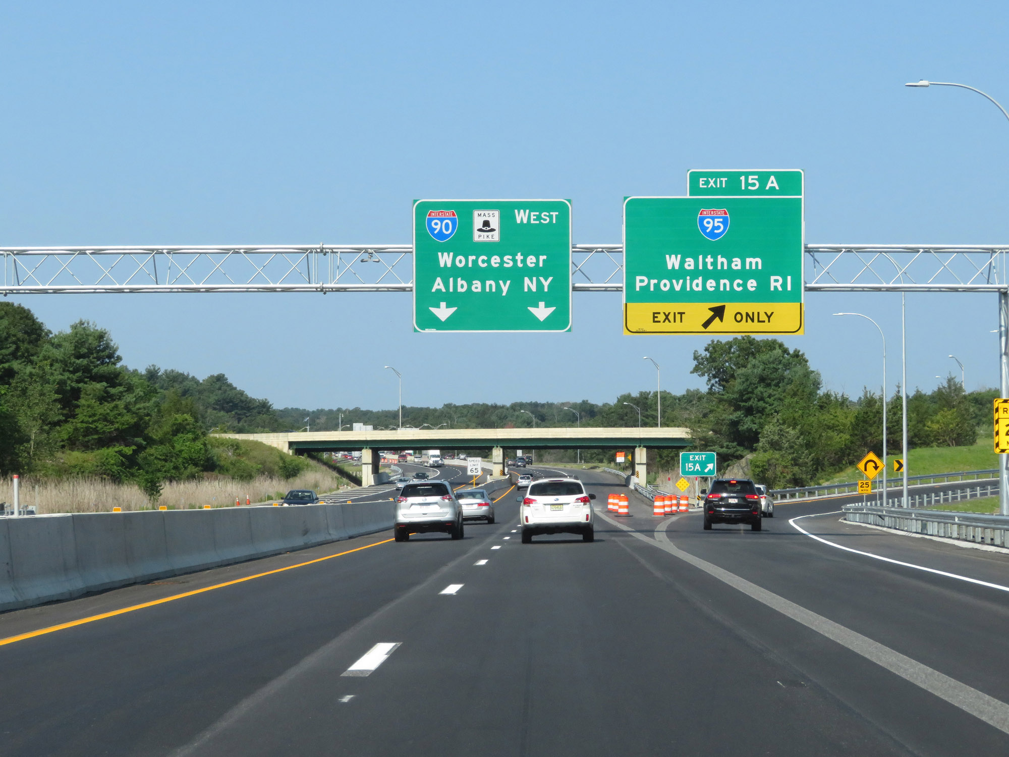 Massachusetts - Interstate 90 Westbound | Cross Country Roads