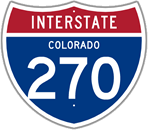 Interstate 270 in Colorado