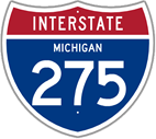 Interstate 275 in Michigan