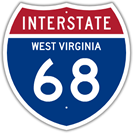 Interstate 68 in West Virginia