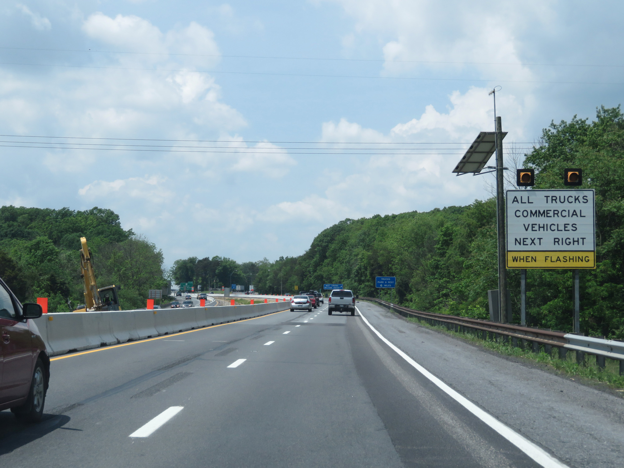 West Virginia - Interstate 81 Southbound | Cross Country Roads Weigh Stations On I 81 In Va