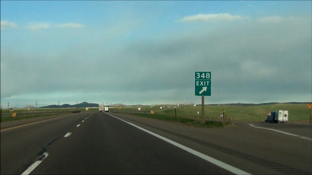Wyoming Interstate 80 Westbound Cross Country Roads