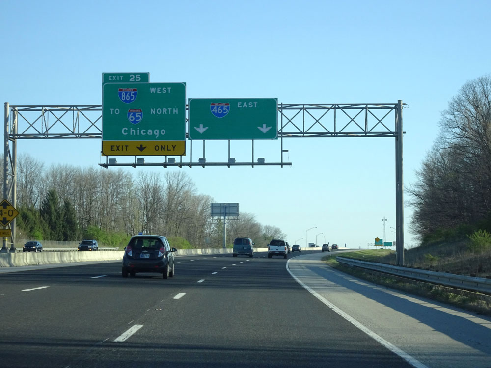 Indiana - Interstate 465 Inner Loop | Cross Country Roads