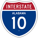Interstate 10 in Alabama