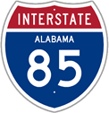 Interstate 85 in Alabama