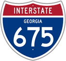 Interstate 675 in Georgia