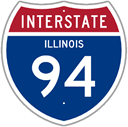 Interstate 94 in Illinois