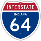 Interstate 64 in Indiana