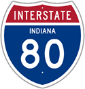 Interstate 80 in Indiana