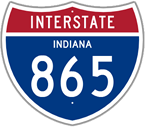 Interstate 865 in Indiana