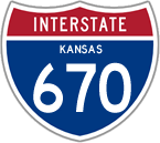 Interstate 670 in Kansas