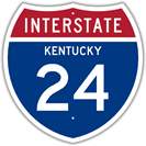 Interstate 24 in Kentucky