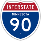 Interstate 90 in Minnesota
