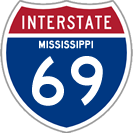 Interstate 69 in Mississippi