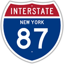 Interstate 87 in New York