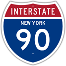 Interstate 90 in New York