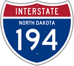 Interstate 194 in North Dakota