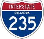 Interstate 235 in Oklahoma