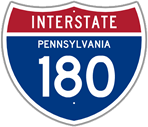 Interstate 180 in Pennsylvania