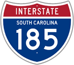 Interstate 185 in South Carolina