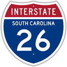 Interstate 26 in South Carolina