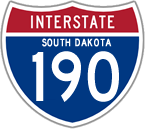 Interstate 190 in South Dakota