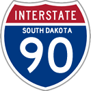 Interstate 90 in South Dakota