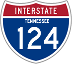Interstate 124 in Tennessee