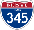 Interstate 345 in Texas