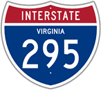 Interstate 295 in Virginia