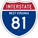 Interstate 81 in West Virginia