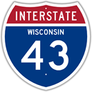 Interstate 43 in Wisconsin