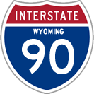 Interstate 90 in Wyoming