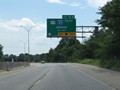 Interstate 185 South approaching Exit 14B - 1/4 mile. (Photo taken 5/27/17).