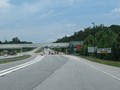 View of the toll plaza approaching the cash lanes. (Photo taken 5/27/17).