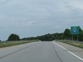 Nearing the end of the ramp to Interstate 385 North, we finally see this Interstate 185 End shield. (Photo taken 5/27/17).